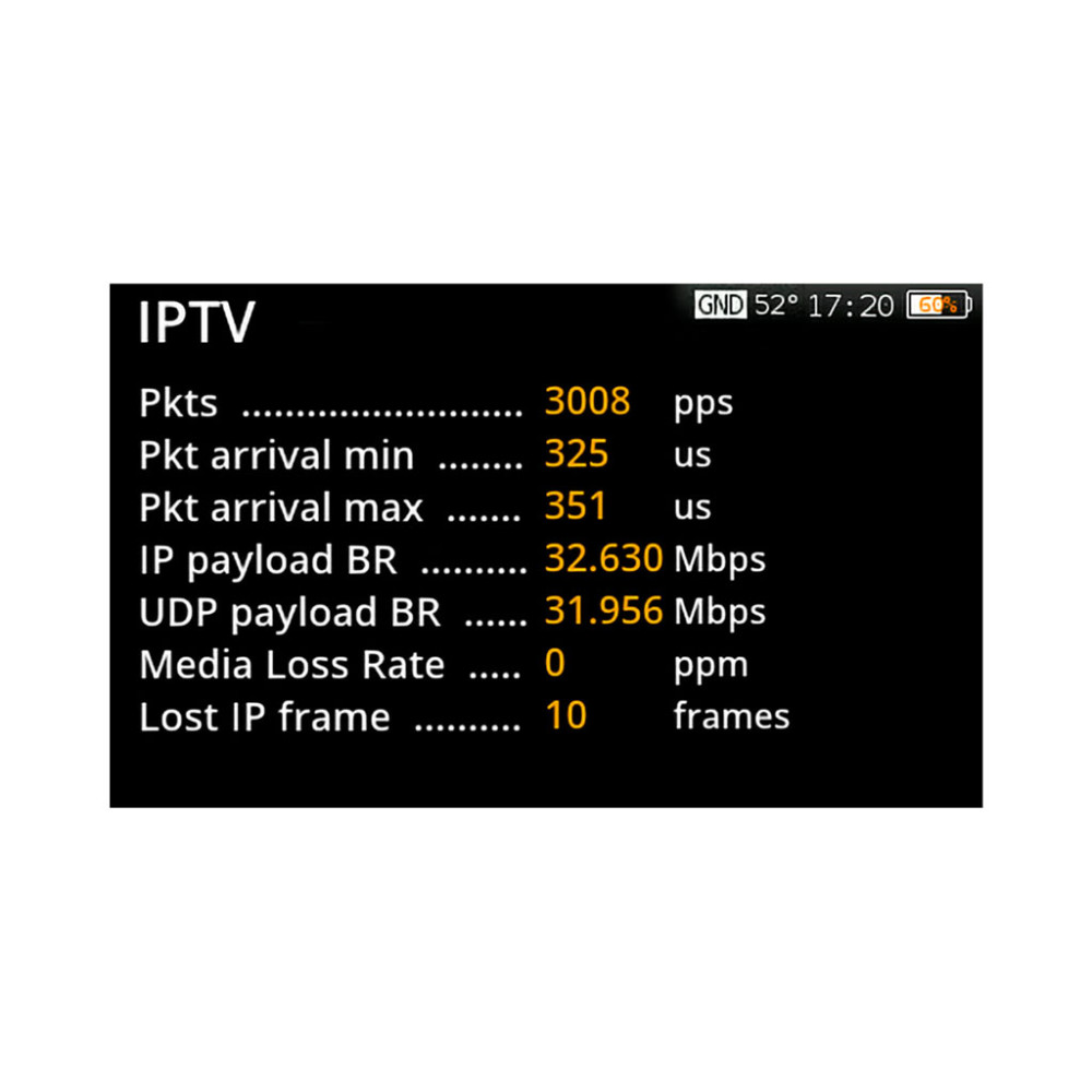 593251 Option IPTV Analyzer for H30EVOLUTION/CRYSTAL