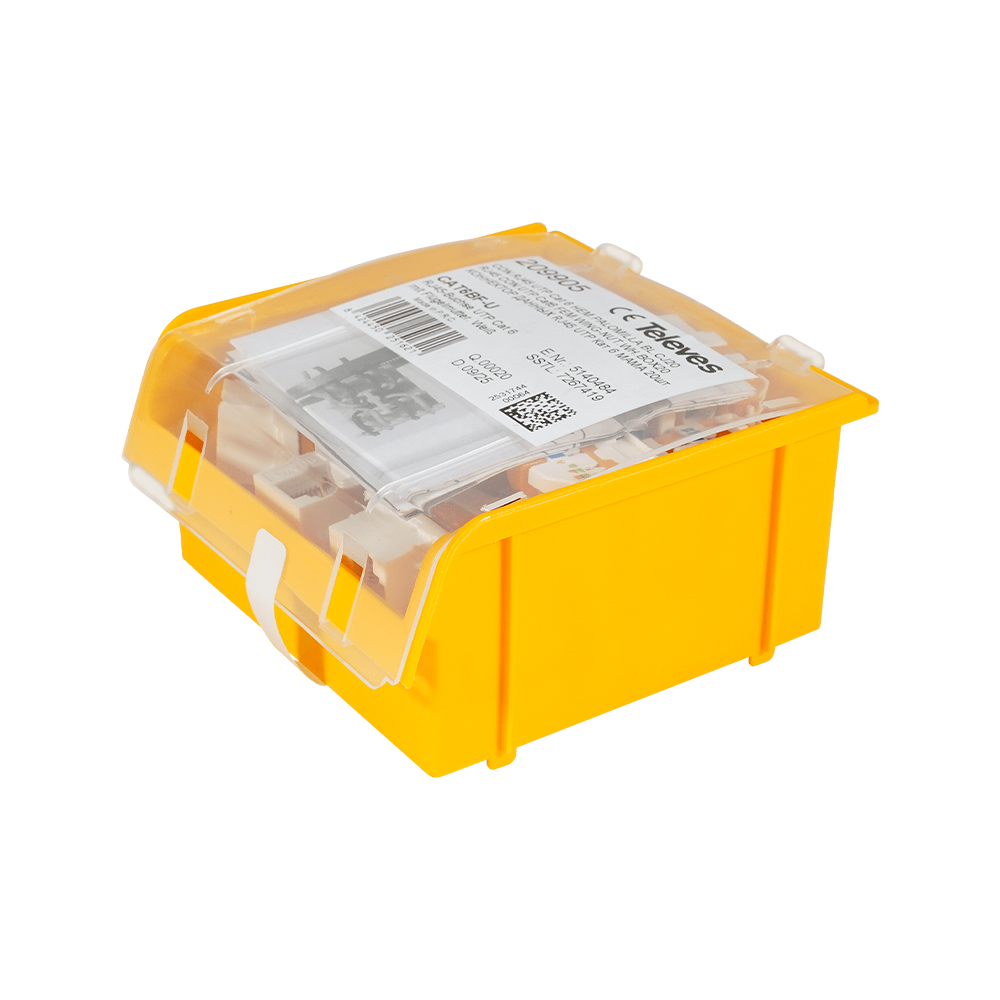 209905 Keystone Jack RJ45 UTP Cat.6 Θηλυκό 180° Tool-Free white