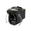 209925 Keystone Jack RJ45 UTP Cat.6A Θηλυκό 180° Tool-Free black