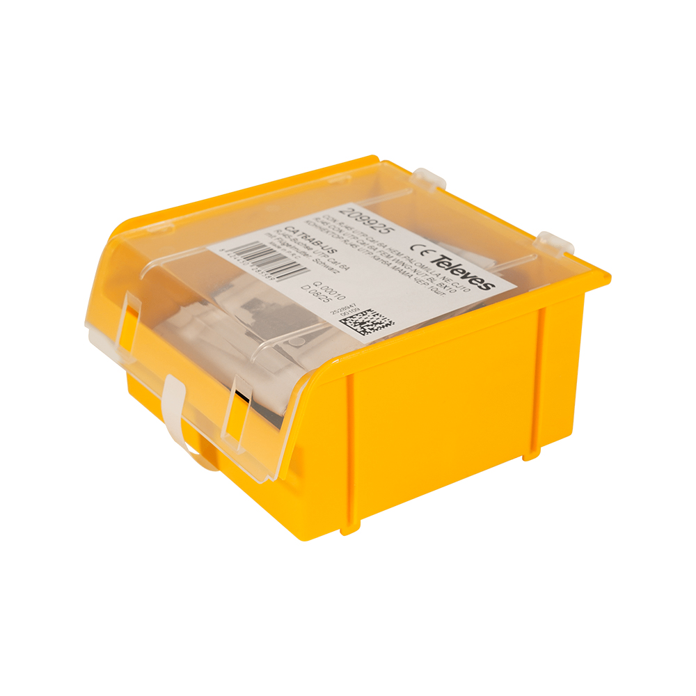 209925 Keystone Jack RJ45 UTP Cat.6A Θηλυκό 180° Tool-Free black