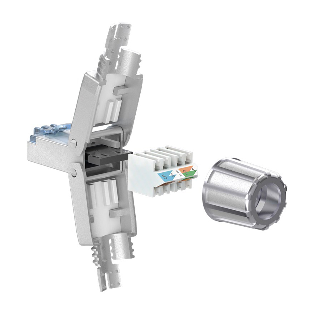 65939 Βύσμα RJ45 STP Cat.6A Αρσενικό tool-free