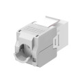 90867 Keystone Jack RJ45 UTP Cat.6A Θηλυκό 180° Tool-Free white
