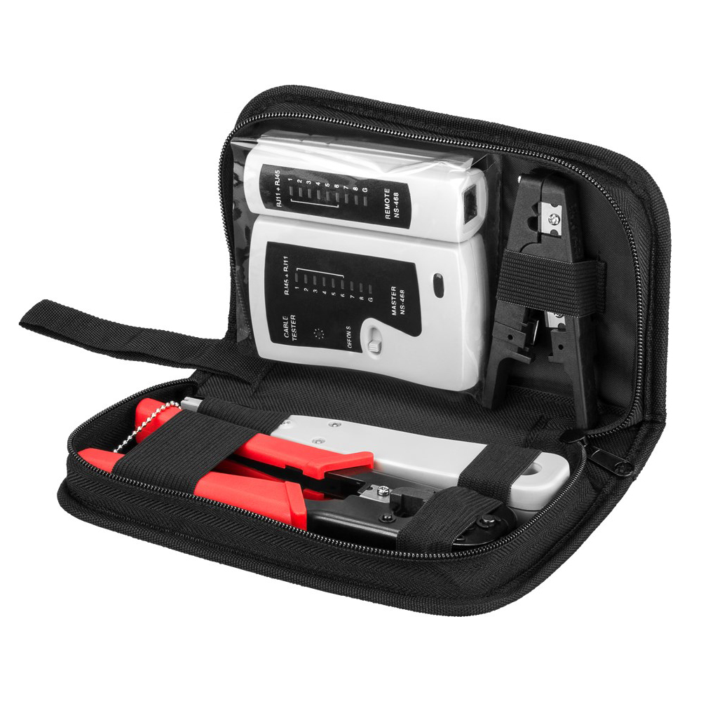 97790 ΚΙΤ Εργαλείων Δικτύου 4in1 για Καλωδία RJ45/RJ11/RJ12