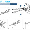 ΚΕΡΑΙΑ YAGI V 13db 5G 21-48