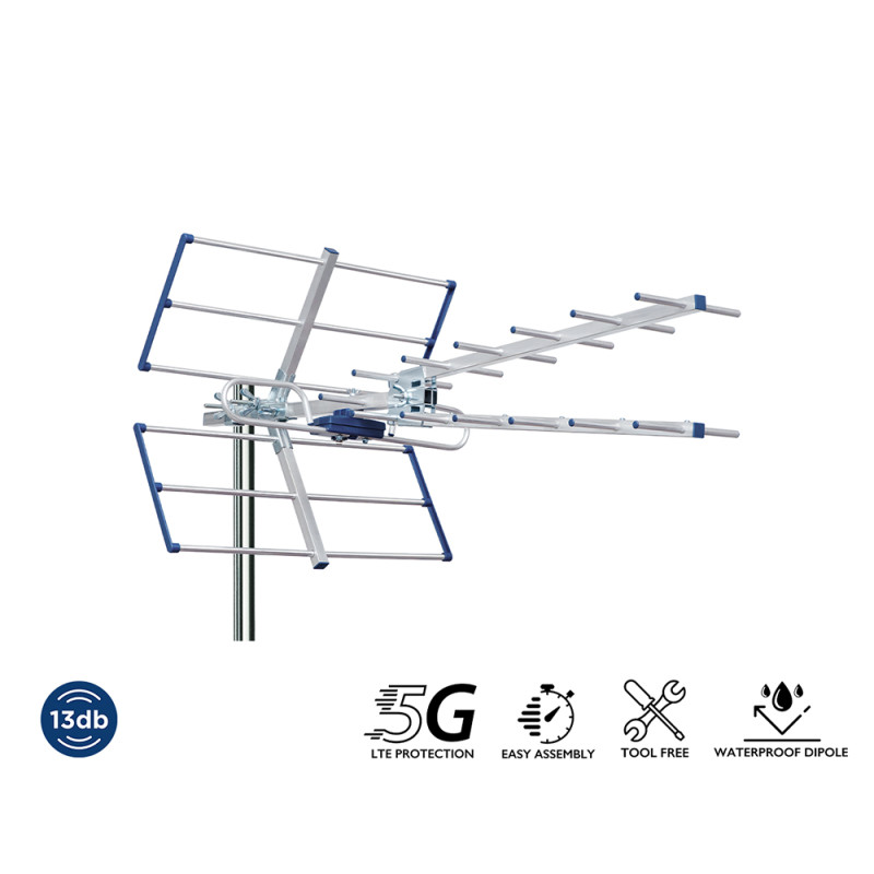 ΚΕΡΑΙΑ YAGI V 13db 5G 21-48