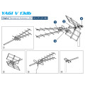 ΚΕΡΑΙΑ YAGI V 13db 5G 21-48