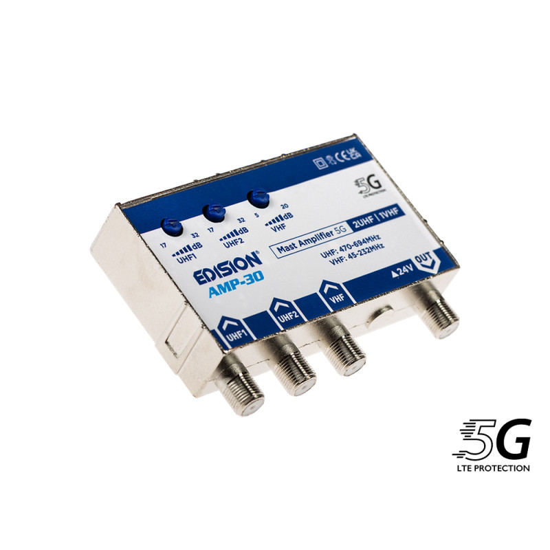 KIT ΕΝΙΣΧ. ΙΣΤΟΥ MAK-300 5G 2UHF 1VHF +PSU 24V