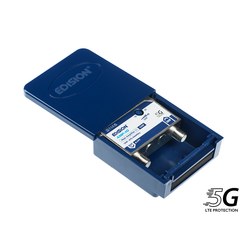 ΕΝΙΣΧΥΤHΣ ΙΣΤΟΥ AMP-10 5G 1UHF 10-25db 24V