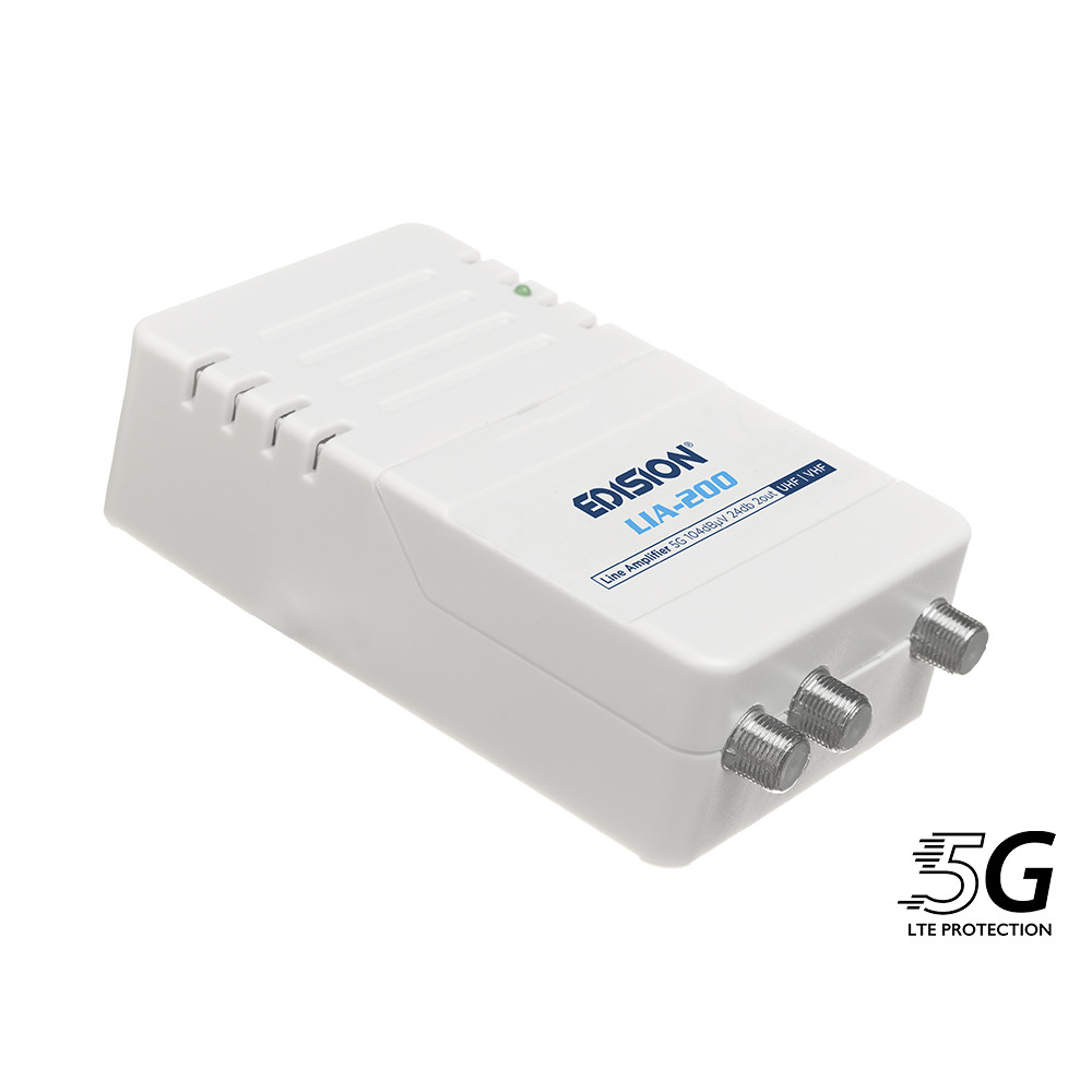 ΕΝΙΣΧΥΤHΣ ΓΡΑΜΜΗΣ LIA-200 5G UHF/VHF 24db 2out