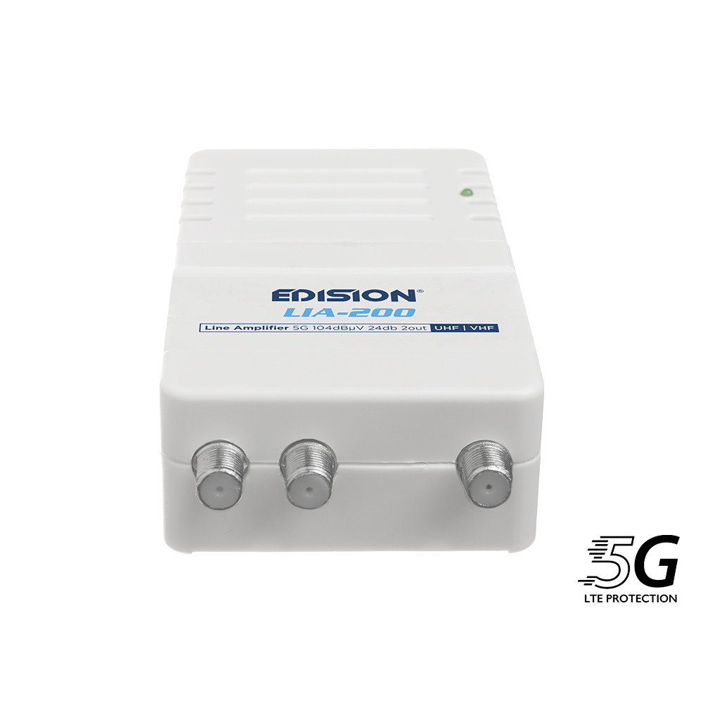 ΕΝΙΣΧΥΤHΣ ΓΡΑΜΜΗΣ LIA-200 5G UHF/VHF 24db 2out