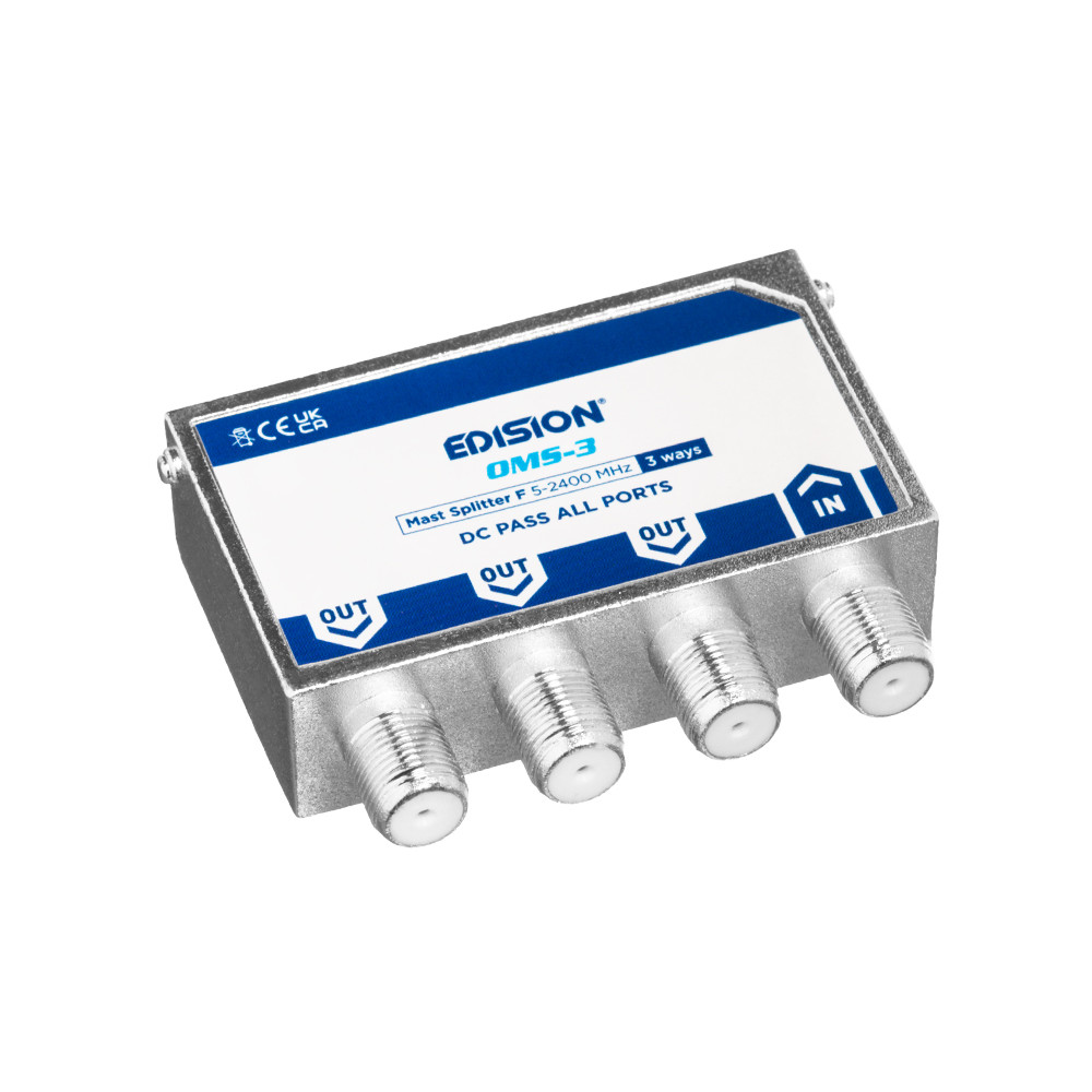 ΔΙΑΚΛΑΔΩΤΗΣ ΙΣΤΟΥ 3 ways F 5-2400Mhz OMS-3