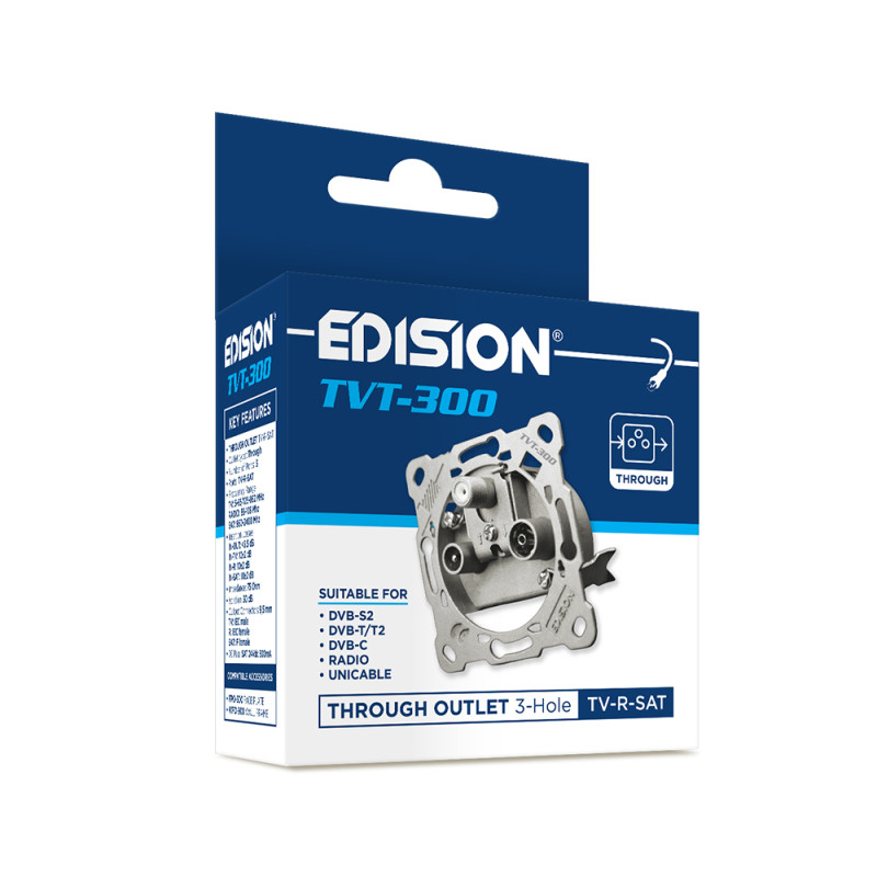 ΠΡΙΖΑ ΔΙΕΛΕΥΣΕΩΣ Τριπλή TV-R-SAT TVT-300