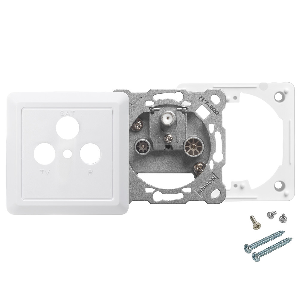 ΠΡΙΖΑ ΔΙΕΛΕΥΣΕΩΣ KIT Τριπλή TV-R-SAT TVK-800