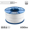 ΚΑΛΩΔΙΟ Coaxial ICX-100 CCS AL Eca PVC Λευκό 100m