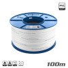 ΚΑΛΩΔΙΟ Coaxial ICX-100 CCS AL Eca PVC Λευκό Πωλείται ανα μέτρο