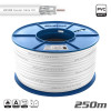 ΚΑΛΩΔΙΟ Coaxial ICX-250 CCS AL Eca PVC Λευκό 250m