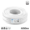 ΚΑΛΩΔΙΟ Coaxial CCS-100 CCS AL Eca PVC Λευκό 100m