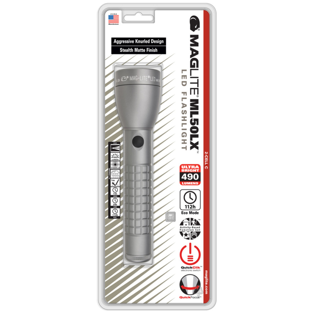ML50LX-S2RJ6 Φακός MAGLITE ML50LX 2x C LED γκρι