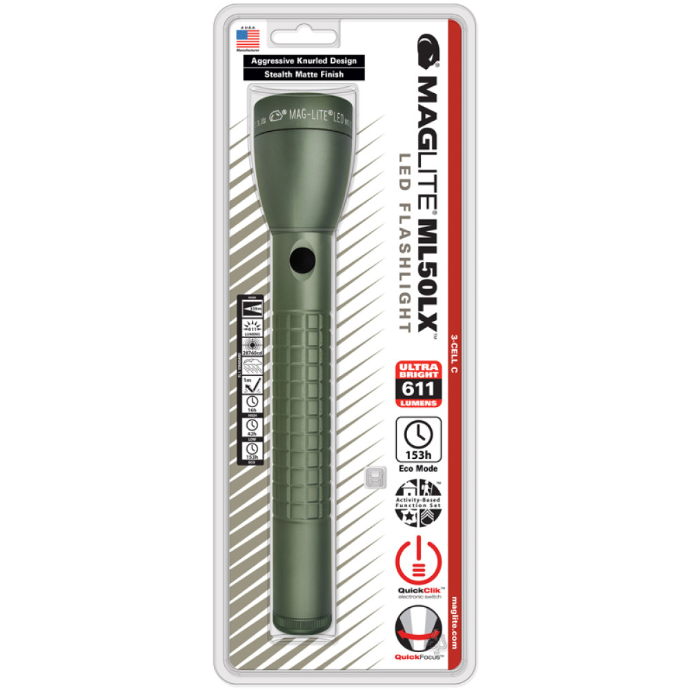 ML50LX-S3RI6 Φακός MAGLITE ML50LX 3x C LED χακί