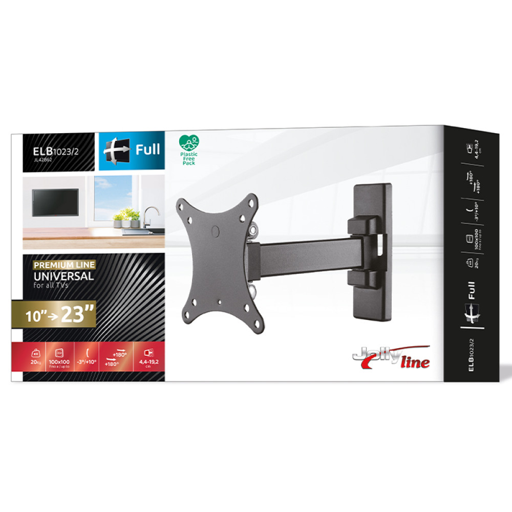 JL42862 JollyLine ΒΑΣΗ TOIXOY TV 10-23 Motion 20kg