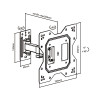 JL42859/Extra JollyLine ΒΑΣΗ TOIXOY TV 23-42 Motion 30kg