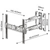 JL41802/Extra JollyLine ΒΑΣΗ TOIXOY TV 26-55 Motion 40kg