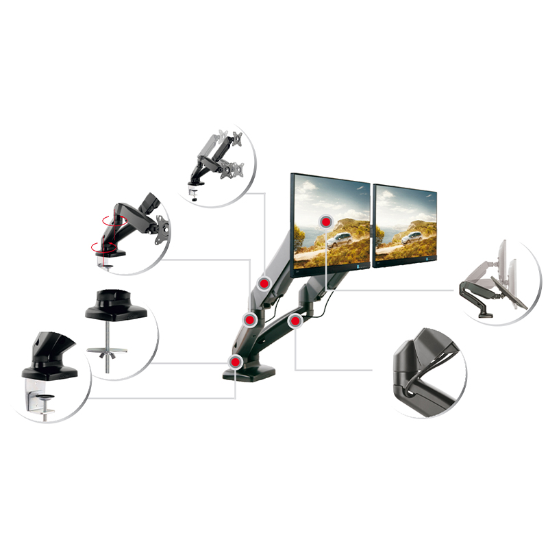 JL41884 JollyLine ΒΑΣΗ MONITOR 17-32 διπλή 360° 2x6,5kg