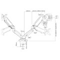 JL41884 JollyLine ΒΑΣΗ MONITOR 17-32 διπλή 360° 2x6,5kg