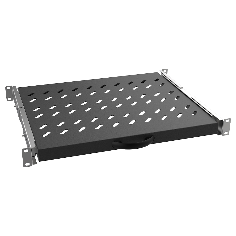 Συρόμενο Ράφι 19'' 1U D37cm για Rack D60cm 30kg