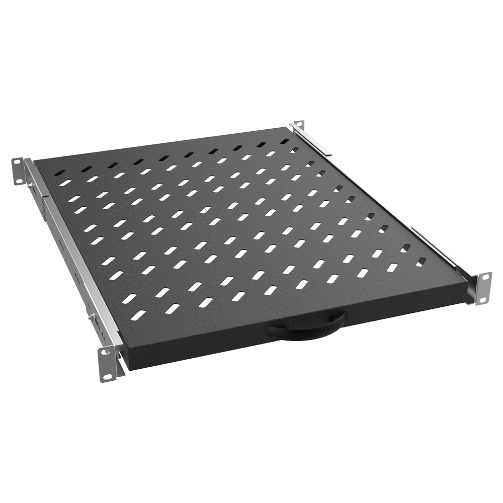 Συρόμενο Ράφι 19'' 1U D57cm για Rack D80cm 50kg
