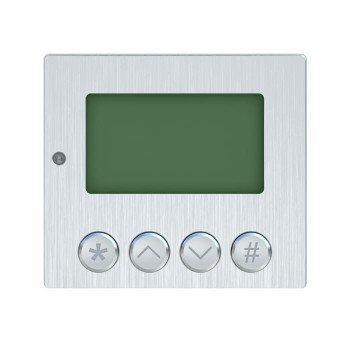 CGATE MODULAR 23500-ΚPD-LCD ΠΛΗΚΤΡΟΛΟΓΙΟ ΜΕ LCD ΟΘΟΝΗ SILVER