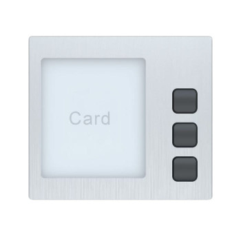 CGATE MODULAR 23500-S3 & RFID ΜΠΟΥΤΟΝ 3 ΚΛΗΣΕΙΣ +CARD/TAG UNLOCK EM125 ΕΠΕΚΤ SILVER