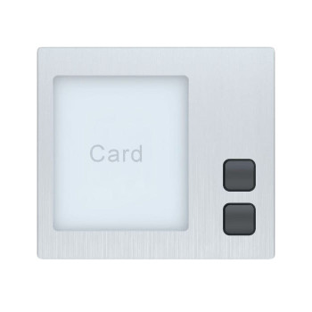 CGATE MODULAR 23500-S2 & RFID ΜΠΟΥΤΟΝ 2 ΚΛΗΣΕΙΣ +CARD/TAG UNLOCK EM125 ΕΠΕΚΤ SILVER