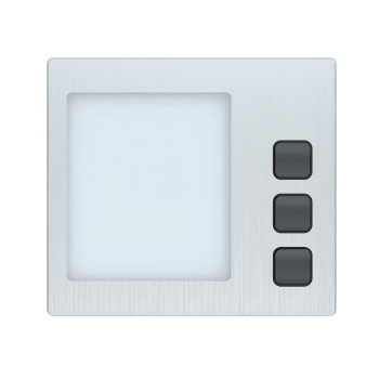 CGATE MODULAR 23500-S3 ΜΠΟΥΤΟΝ 3 ΚΛΗΣΕΙΣ ΕΠΕΚΤ SILVER