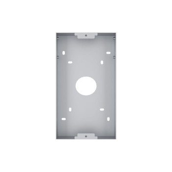 CGATE MODULAR 23500-Υ2000 ΕΠΙΤΟΙΧΗ-ΧΩΝΕΥΤΗ ΒΑΣΗ 2 ΘΕΣΕΩΝ ΕΠΕΚΤ SILVER