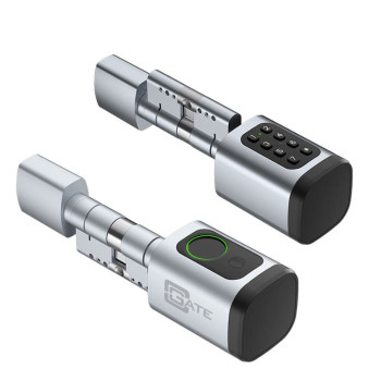 CGATE-V1 SMART CYLINDER LOCK SILVER