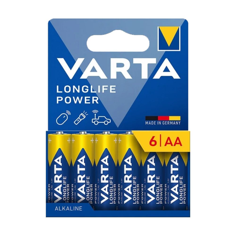 Μπαταρία Αλκαλική Varta LR6 (AA) 6 pcs Longlife Power
