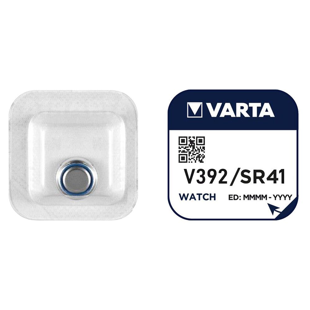 Μπαταρία Pila Varta color plateado V392 (tipo SR 41)