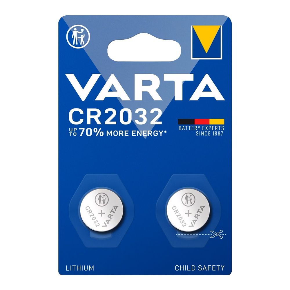 Μπαταρία Λιθίου 3V Varta CR2032 2τμχ