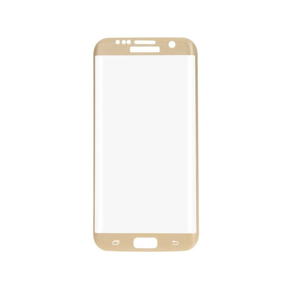3D Full Cover Glass 9H Samsung Galaxy S6 edge Χρυσό