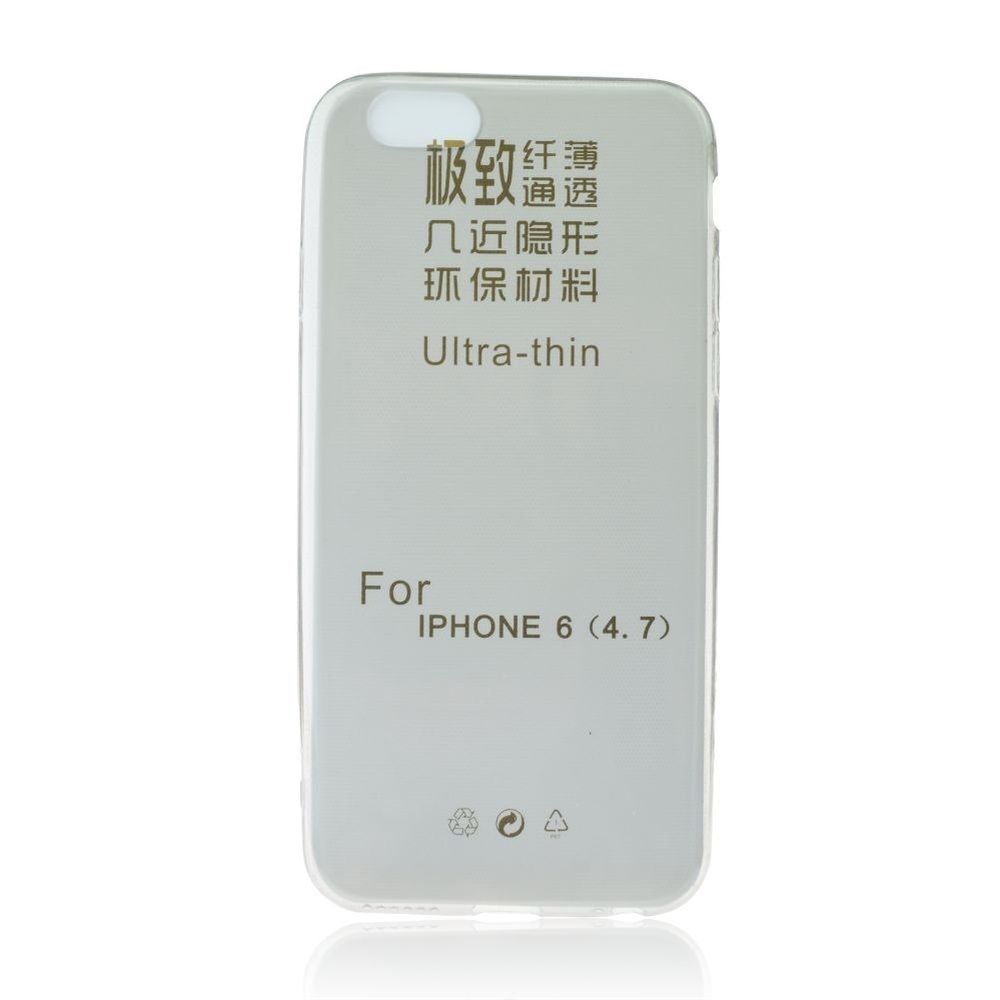Ultra Slim 0,3mm Apple iPhone 6/6s Σκούρη Διαφάνεια