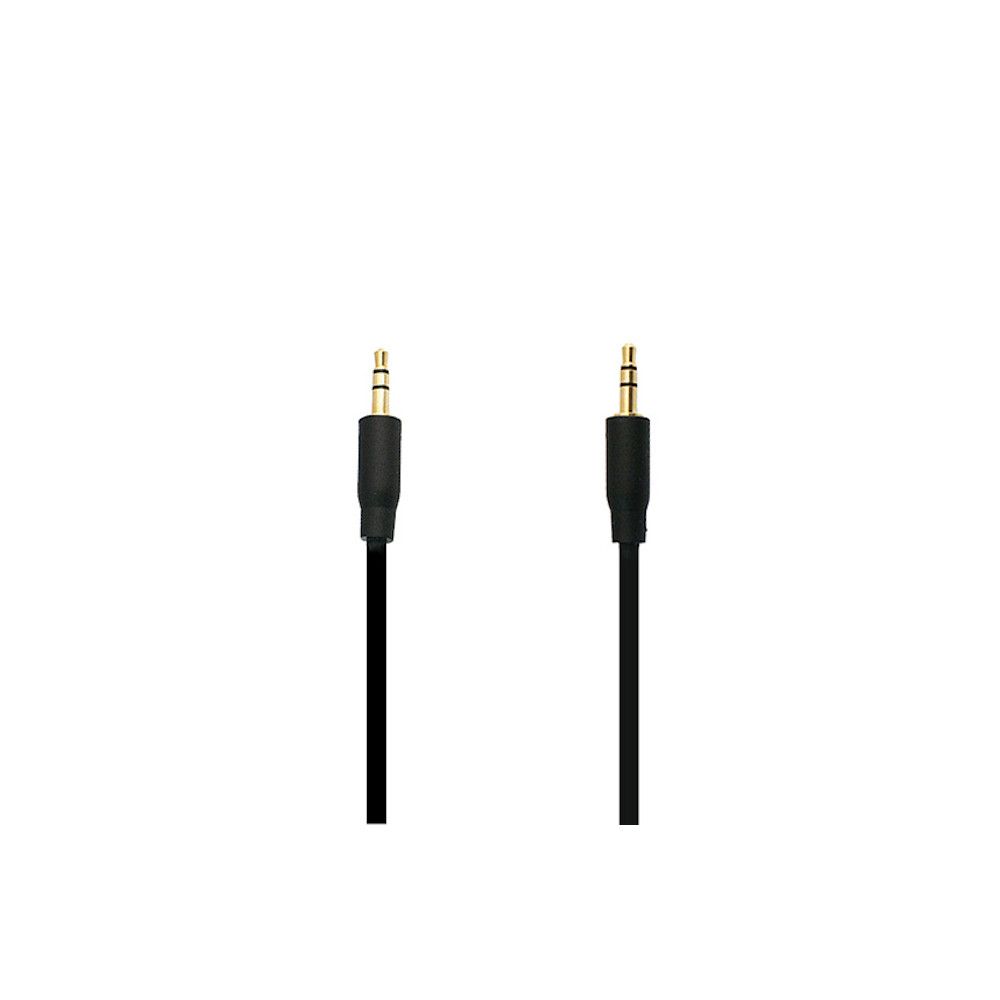 Καλώδιο 3,5mm to 3,5mm Audio Jack 1m Μαύρο