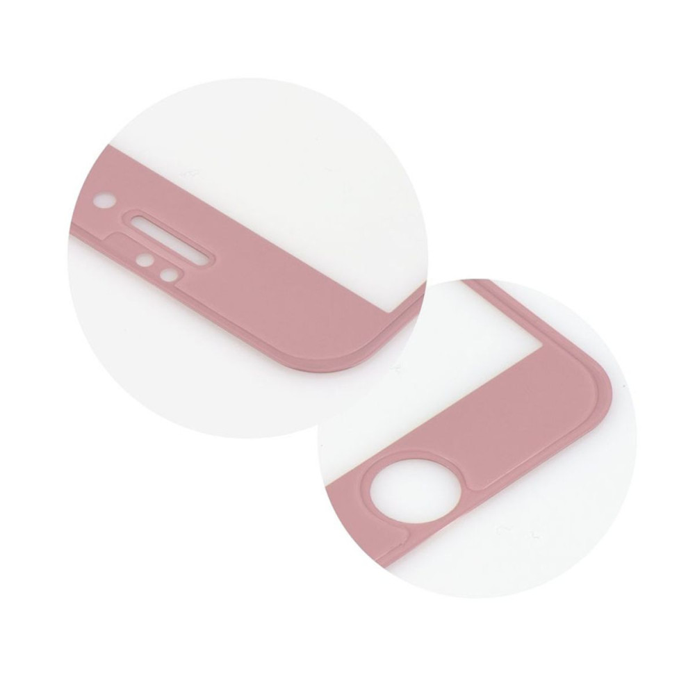 5D Full Glue 9H Tempered Glass Apple iPhone X Ροζ Χρυσό