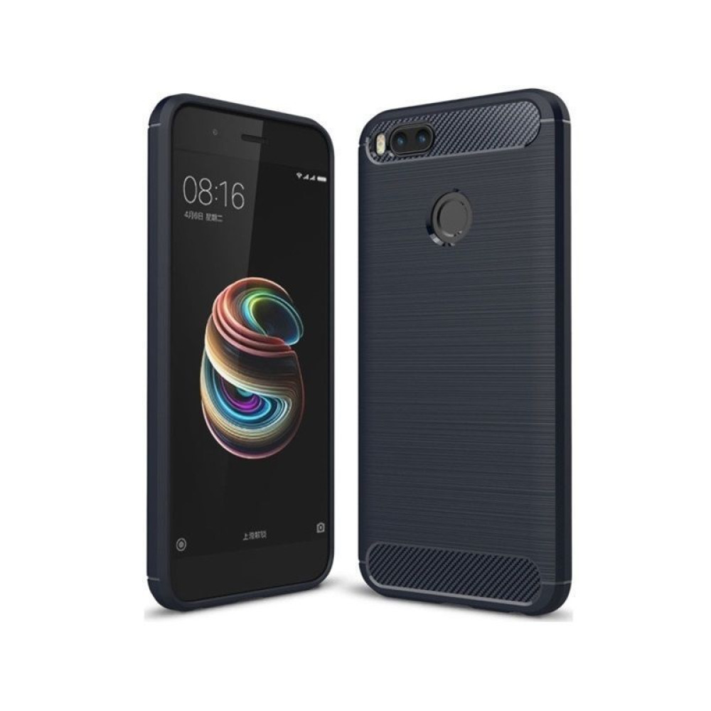 Θήκη Σιλικόνης Carbon TPU Fiber Brushed Xiaomi Mi 5X/A1 Μπλε