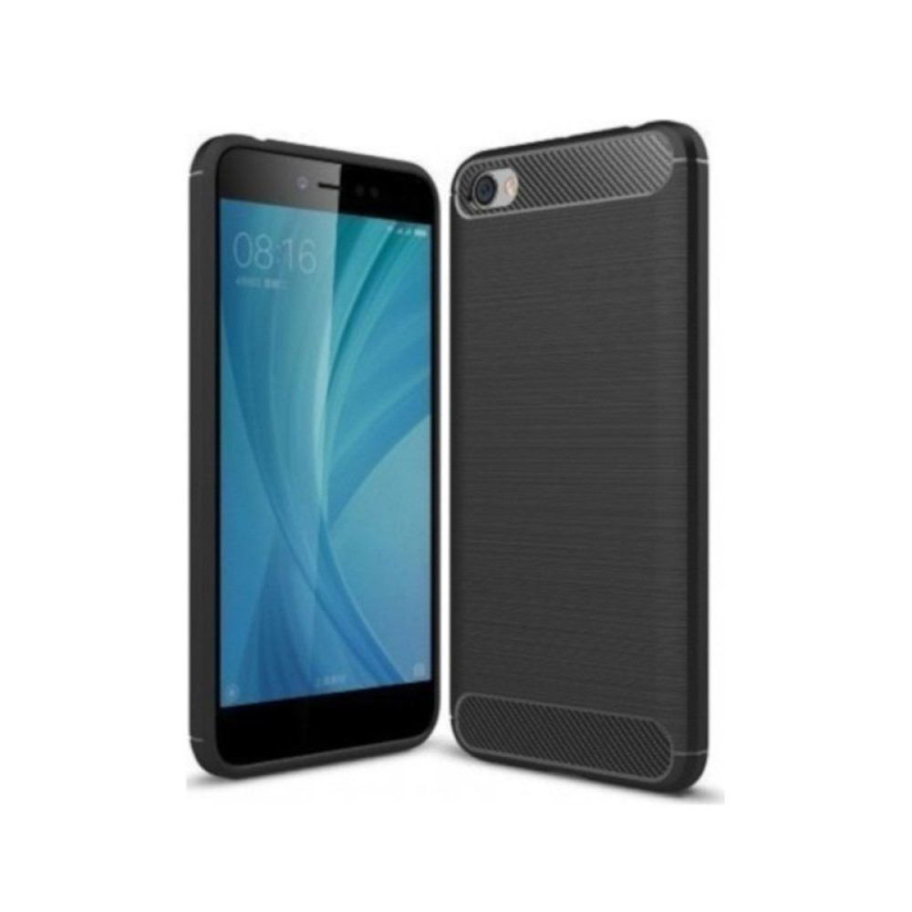 Θήκη Σιλικόνης Carbon TPU Fiber Brushed Xiaomi Redmi Note 5A (Standard Edition) Μαύρο