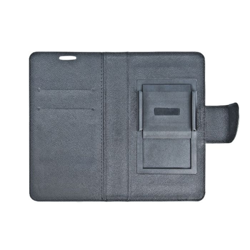 Θήκη Fancy Book Universal με Clip 5,5"-5,7" Μαύρο