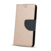 Θήκη Fancy Book Universal με Clip 5,5"-5,7" Χρυσό/Μαύρο