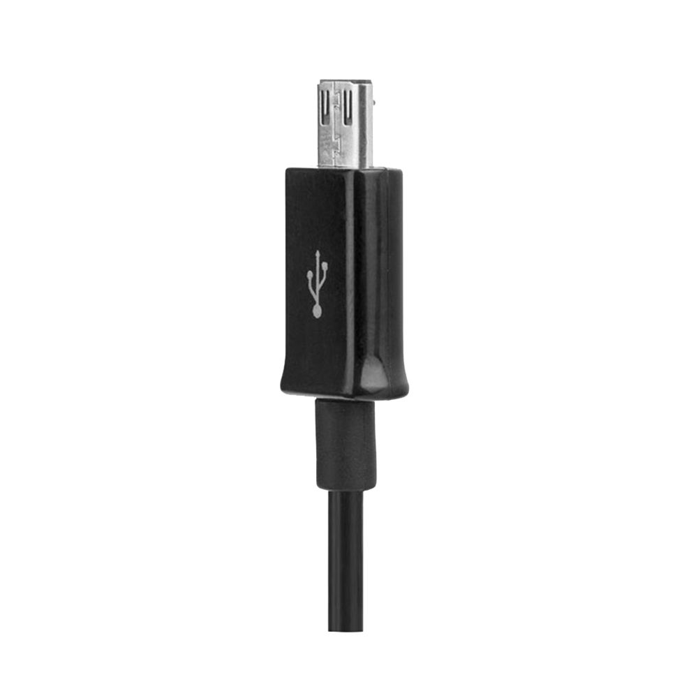 Καλώδιο MicroUSB long plug 80cm Μαύρο