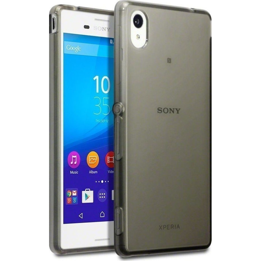 Ultra Slim 0,5mm Sony Xperia E5 Σκούρη Διαφάνεια