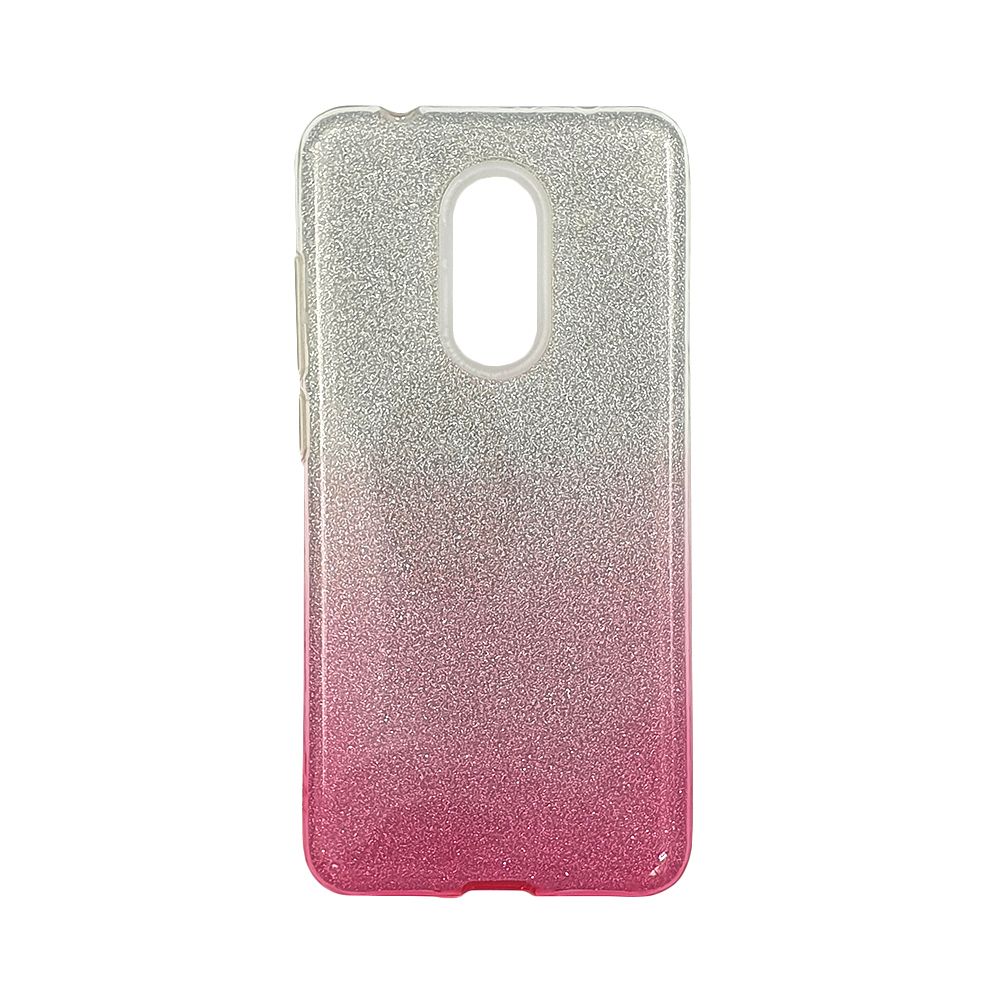 Θήκη Shining TPU Xiaomi Redmi 5 Ροζ-Διάφανο